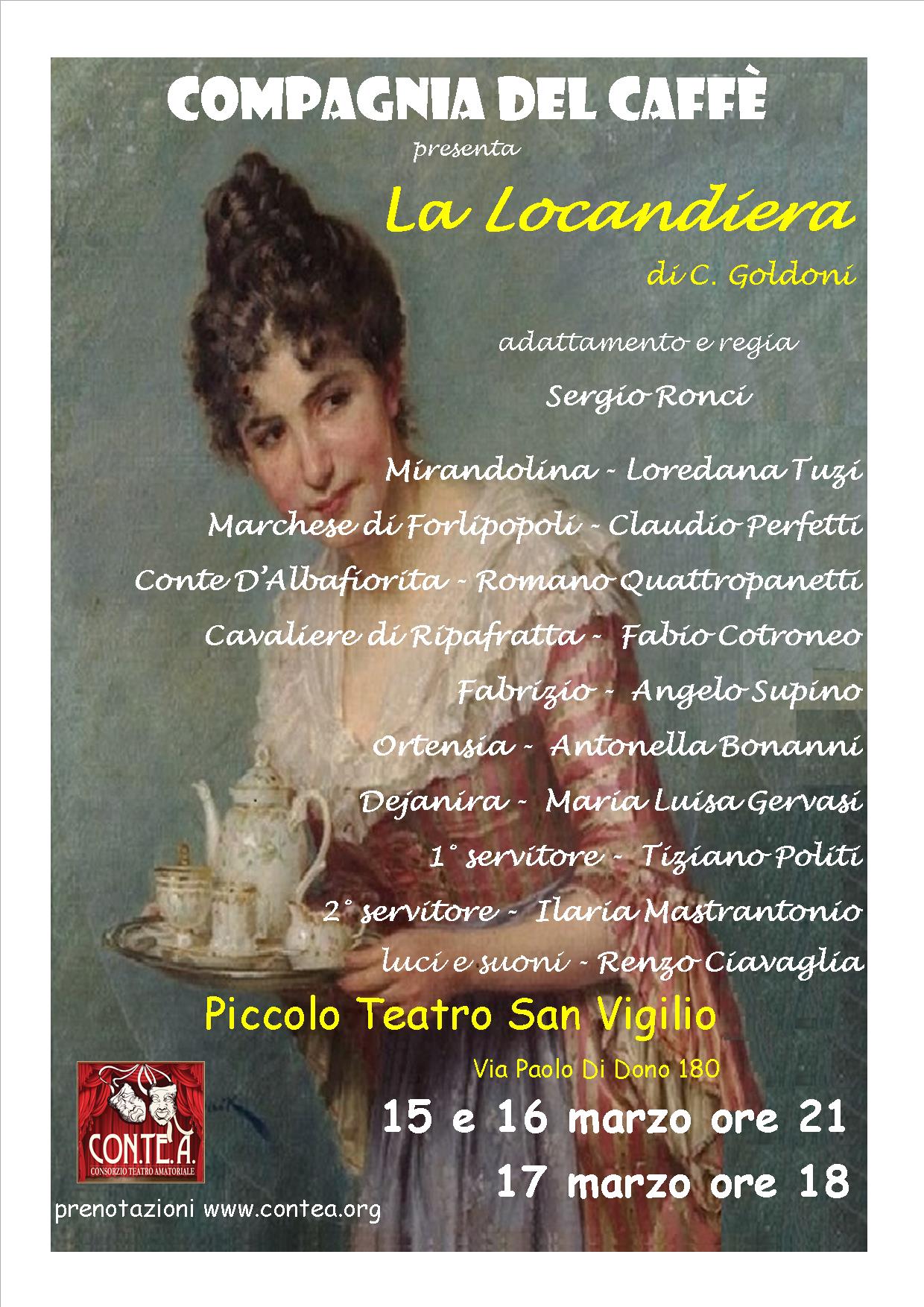 LA LOCANDIERA – COMPAGNIA DEL CAFFE’