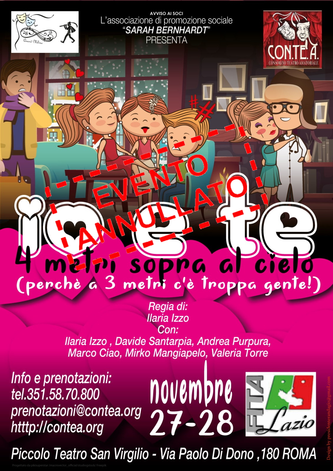 SPETTACOLO ANNULLATO