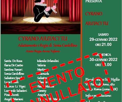 SPETTACOLO ANNULLATO